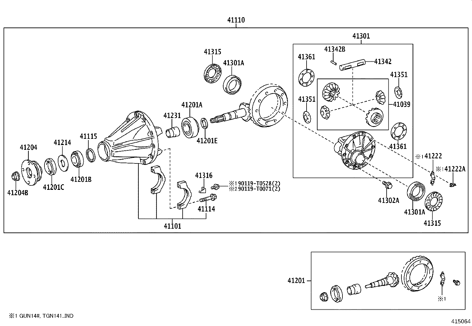 Rear Axle Housing Differential