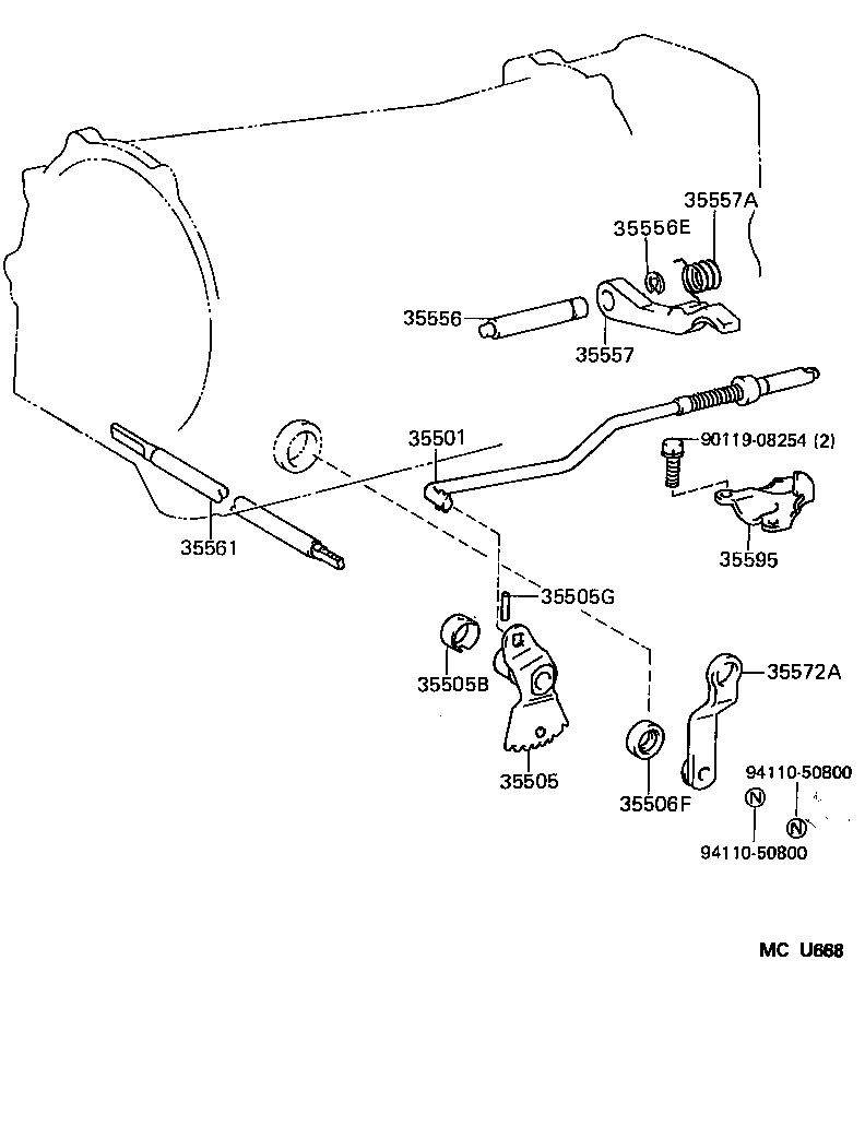 Throttle Link & Valve Lever