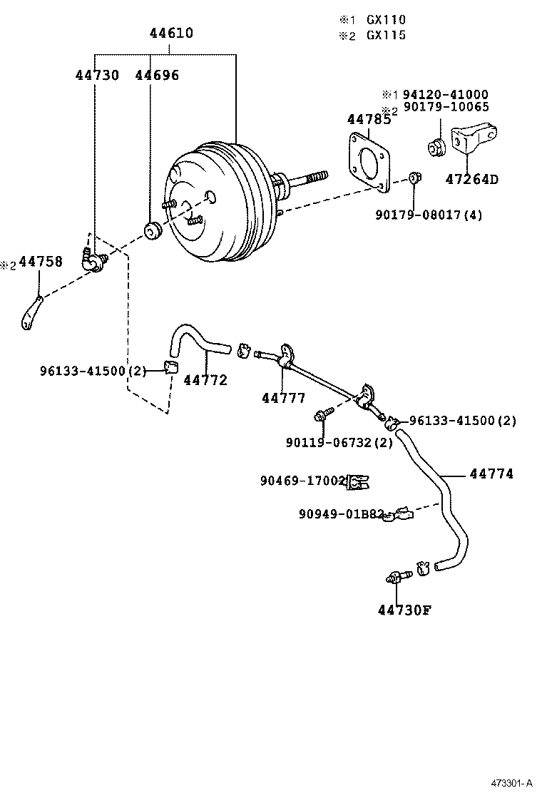 Brake Booster & Vacuum Tube