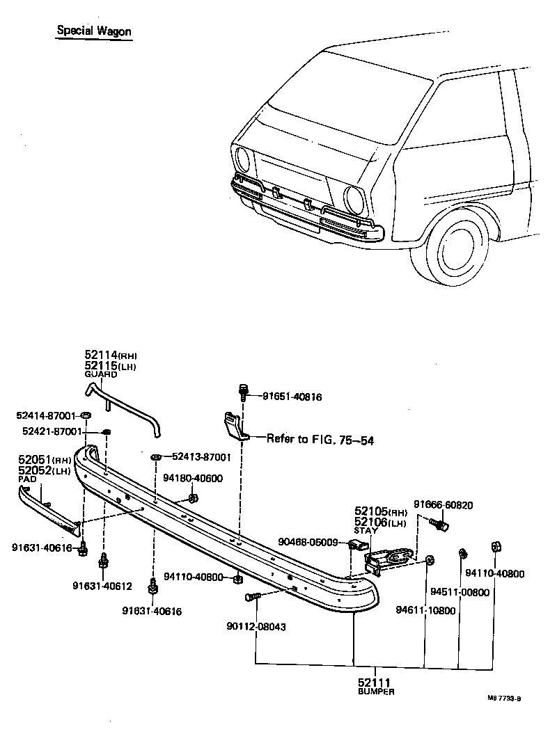 Front Bumper Bumper Stay