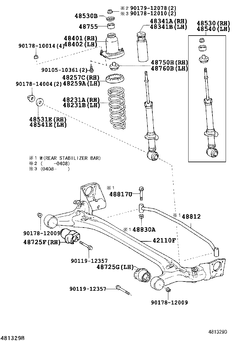 Rear Spring & Shock Absorber