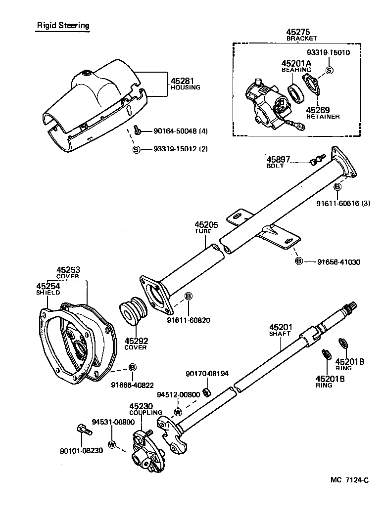 Steering Column & Shaft