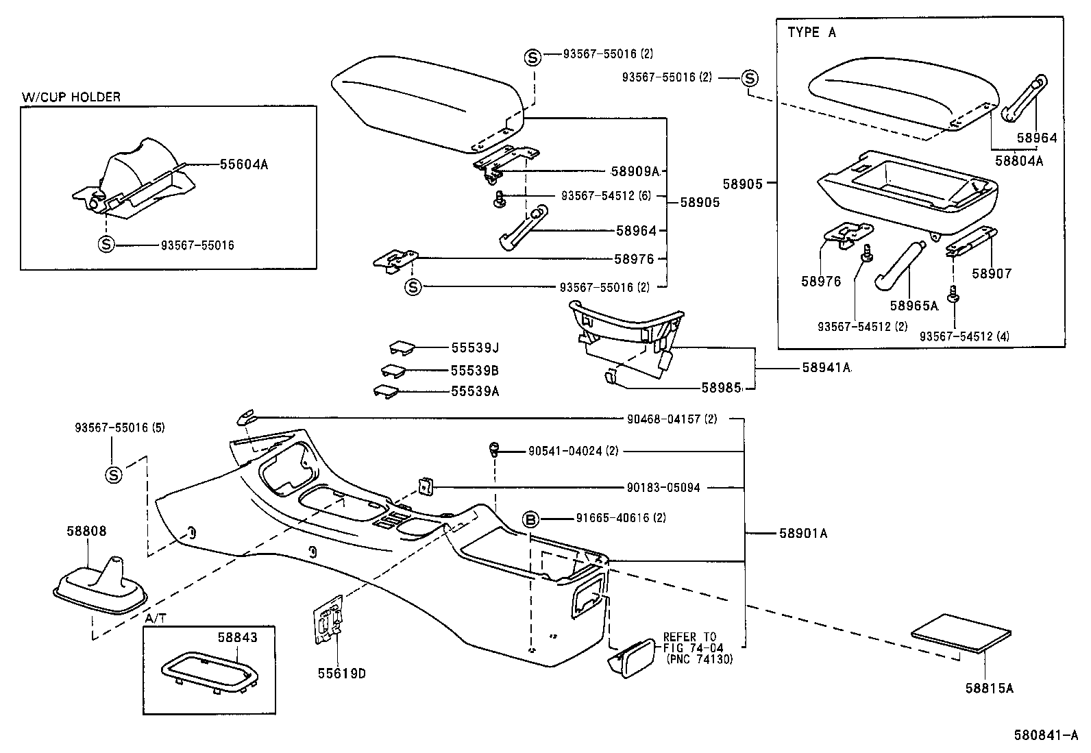 Console Box & Bracket