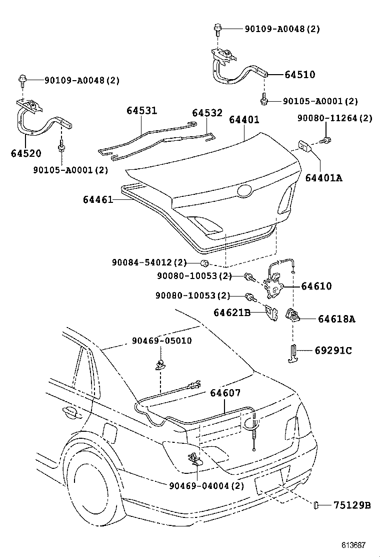 Luggage Compartment Door & Lock