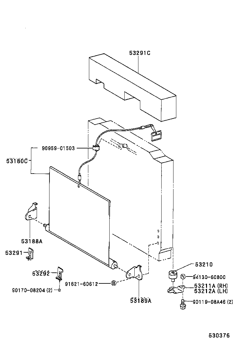 Radiator Support Wind Guide