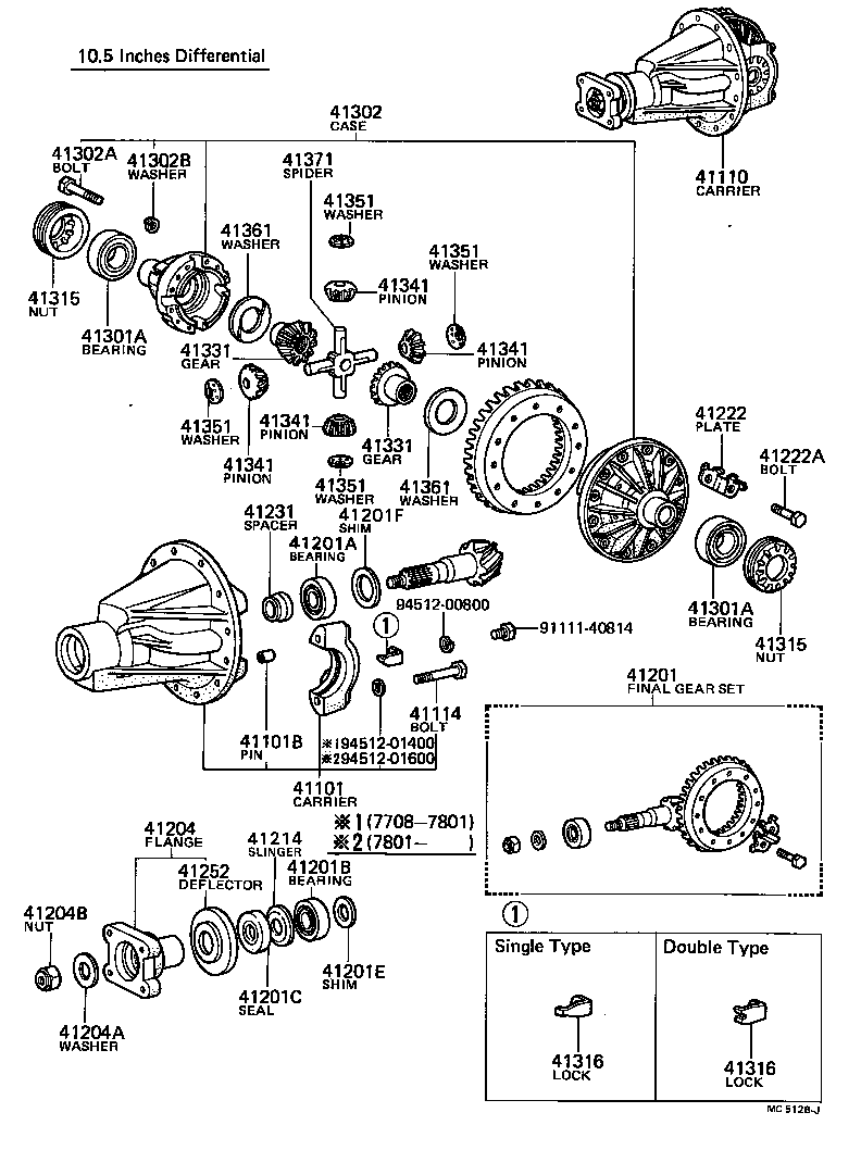 Rear Axle Housing Differential