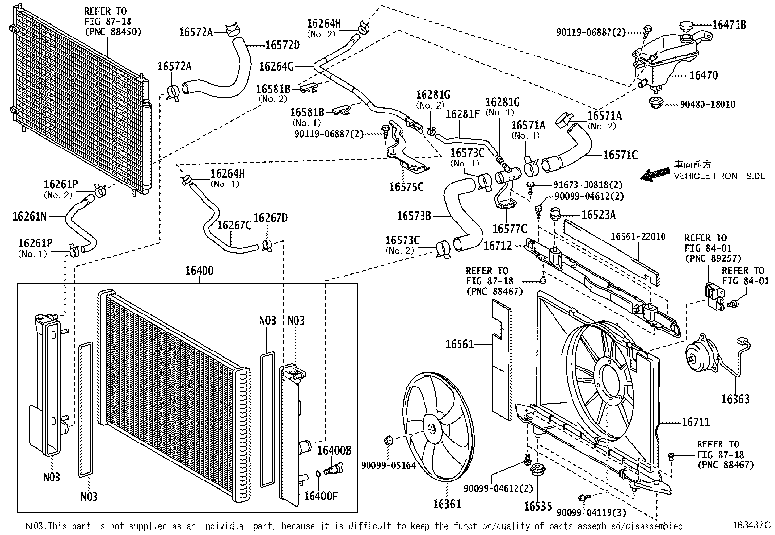 Radiator Water Outlet