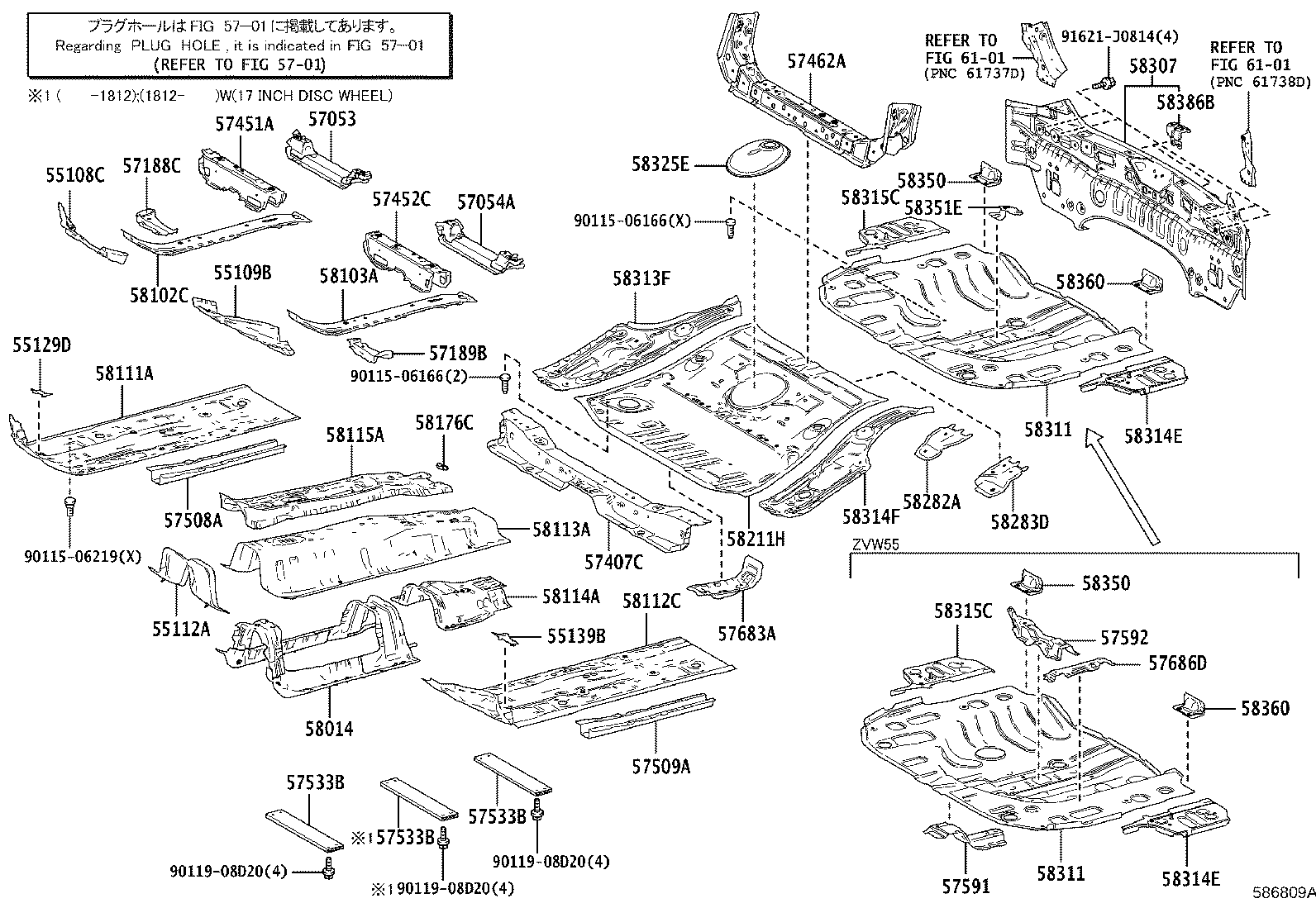Floor Pan & Lower Back Panel