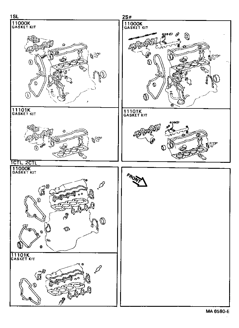 Engine Overhaul Gasket Kit