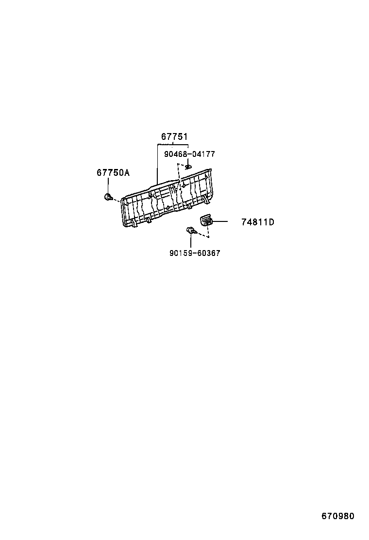 Back Door Panel Glass