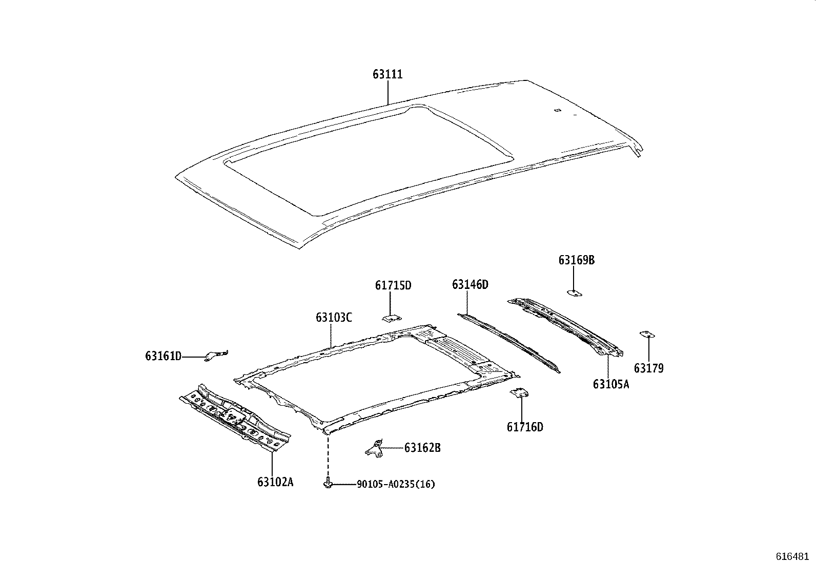 Panel & Back Window Glass