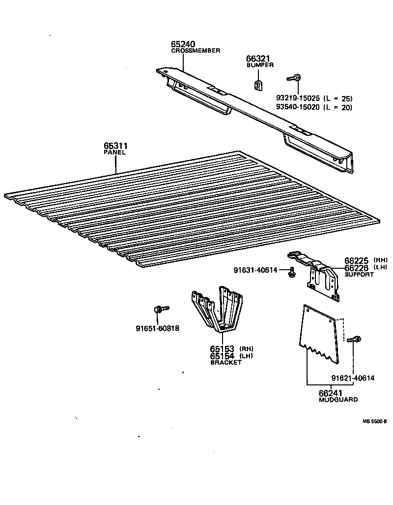 Rear Body Floor Fender