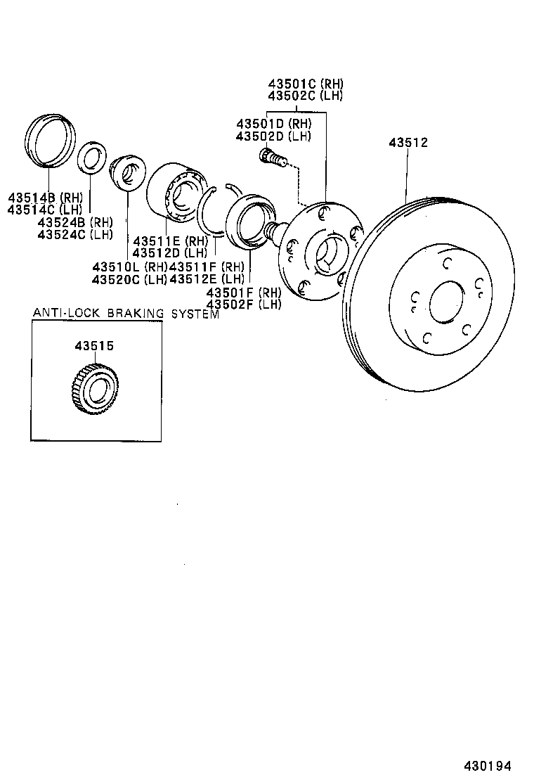 Front Axle Hub