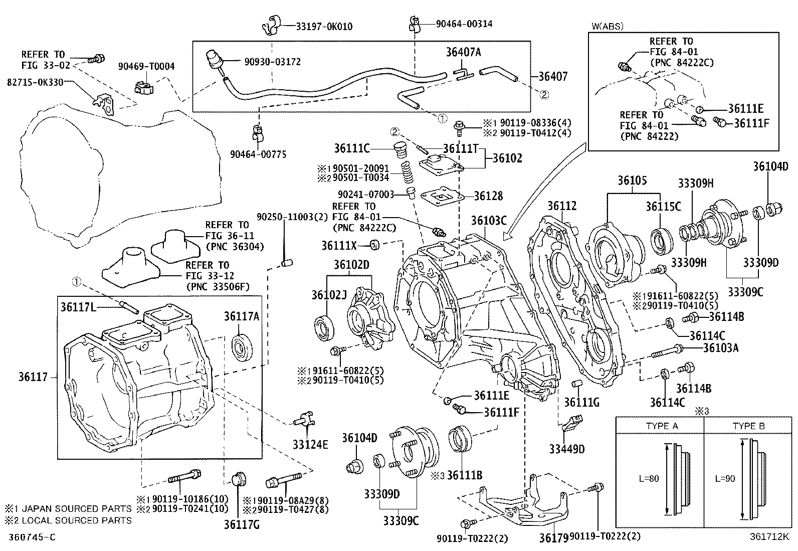 Transfer Case & Extension Housing