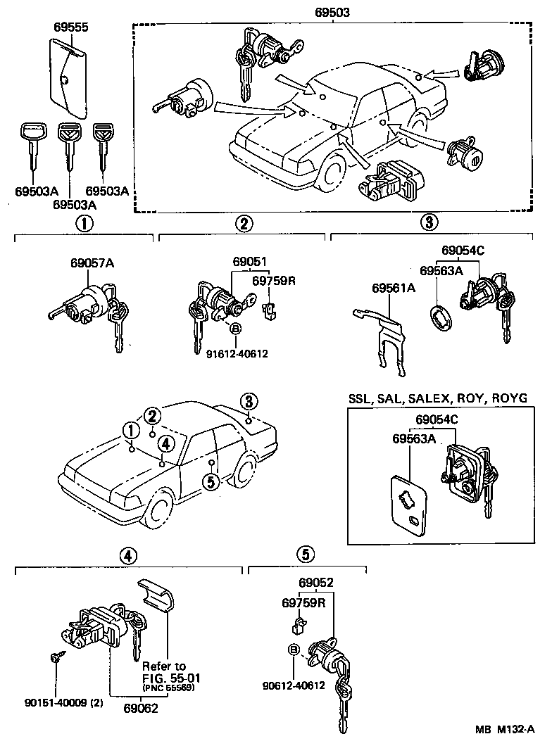 Juego de cilindro de cerradura