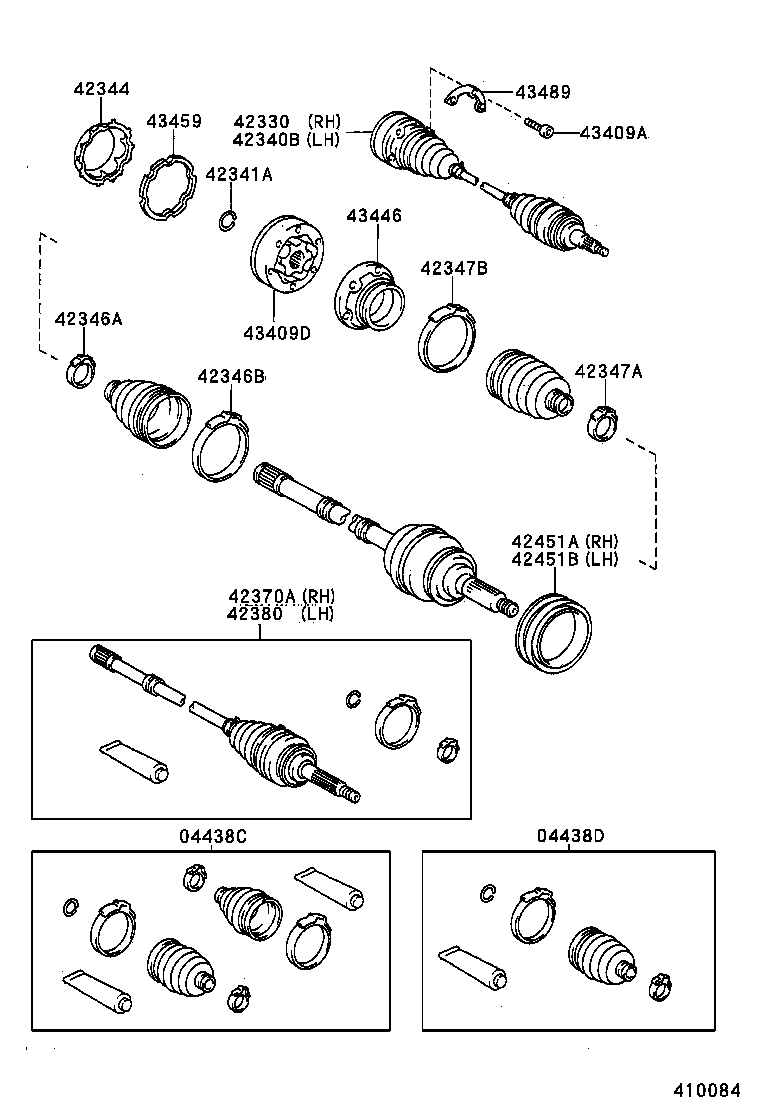 Rear Axle Shaft Hub