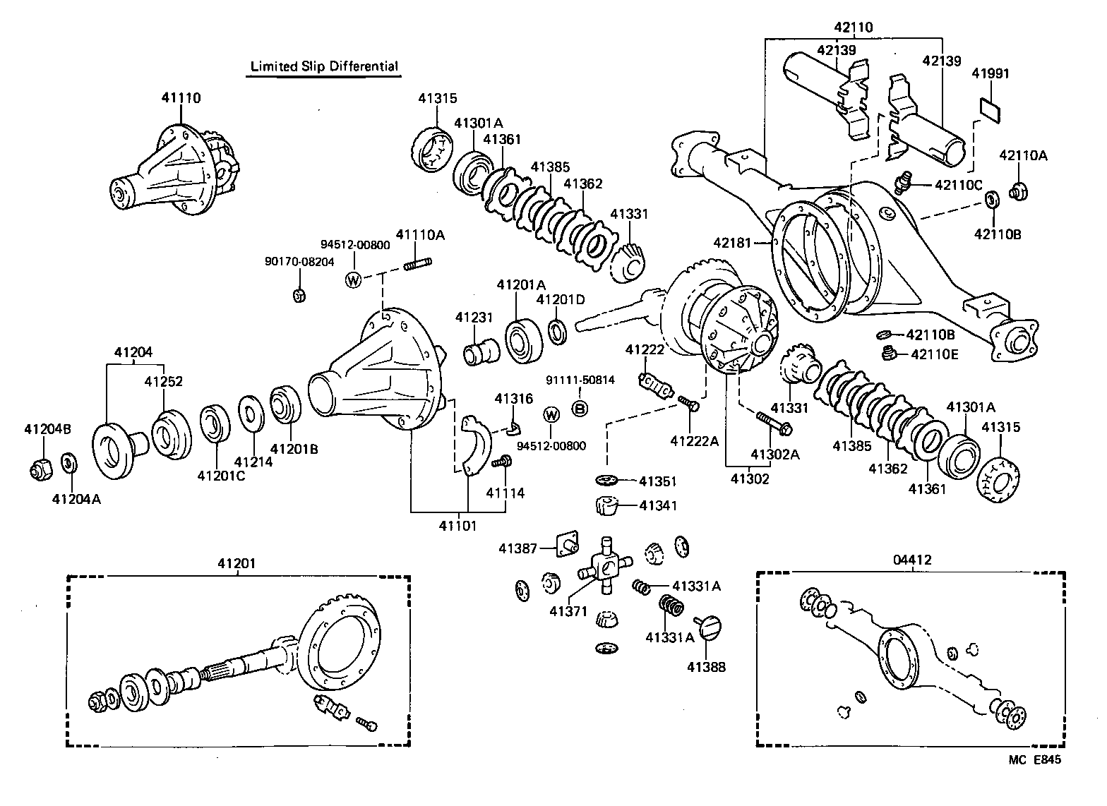 Rear Axle Housing Differential