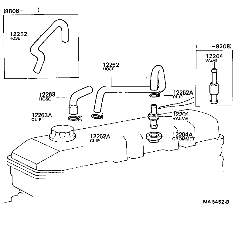 Manguera de ventilación