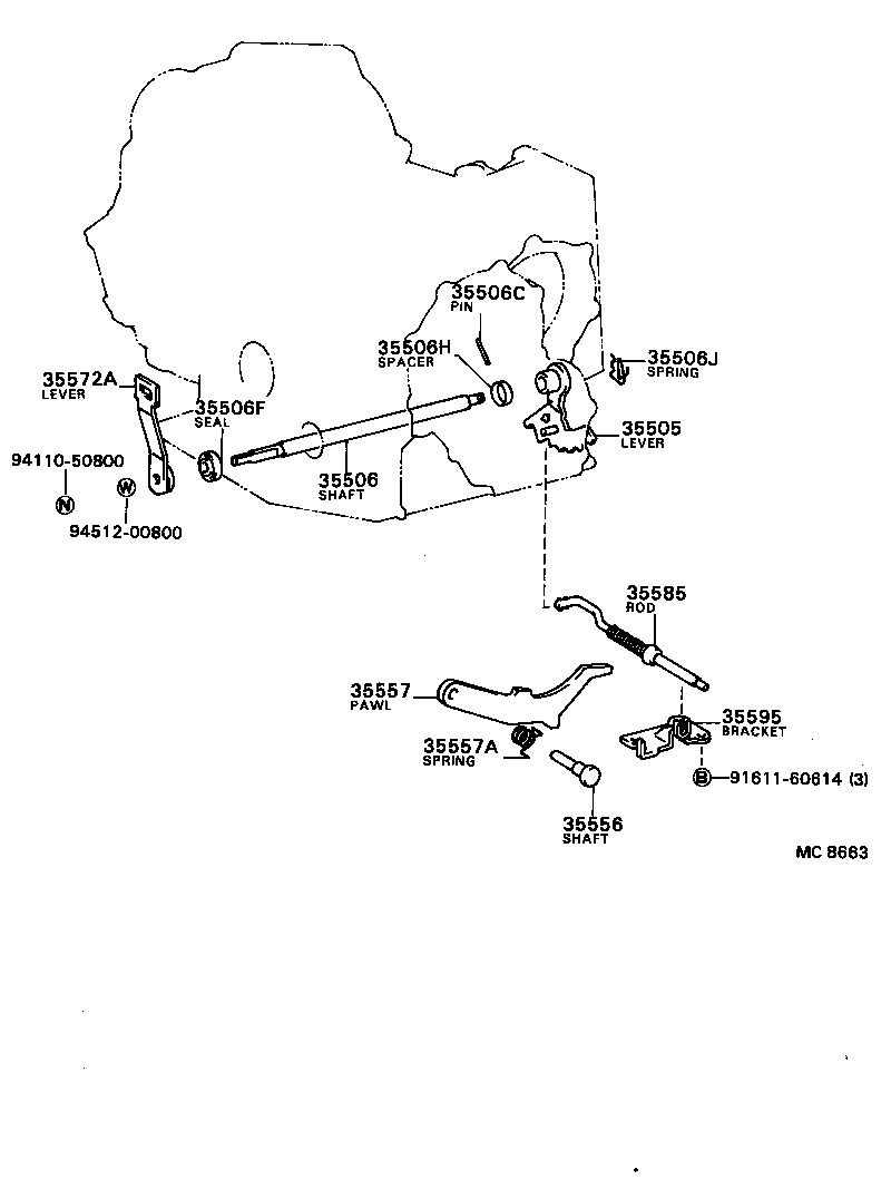 Throttle Link & Valve Lever