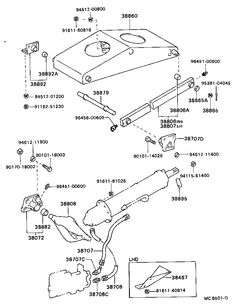 Hoist Cylinder Trunnion & Lift Arm