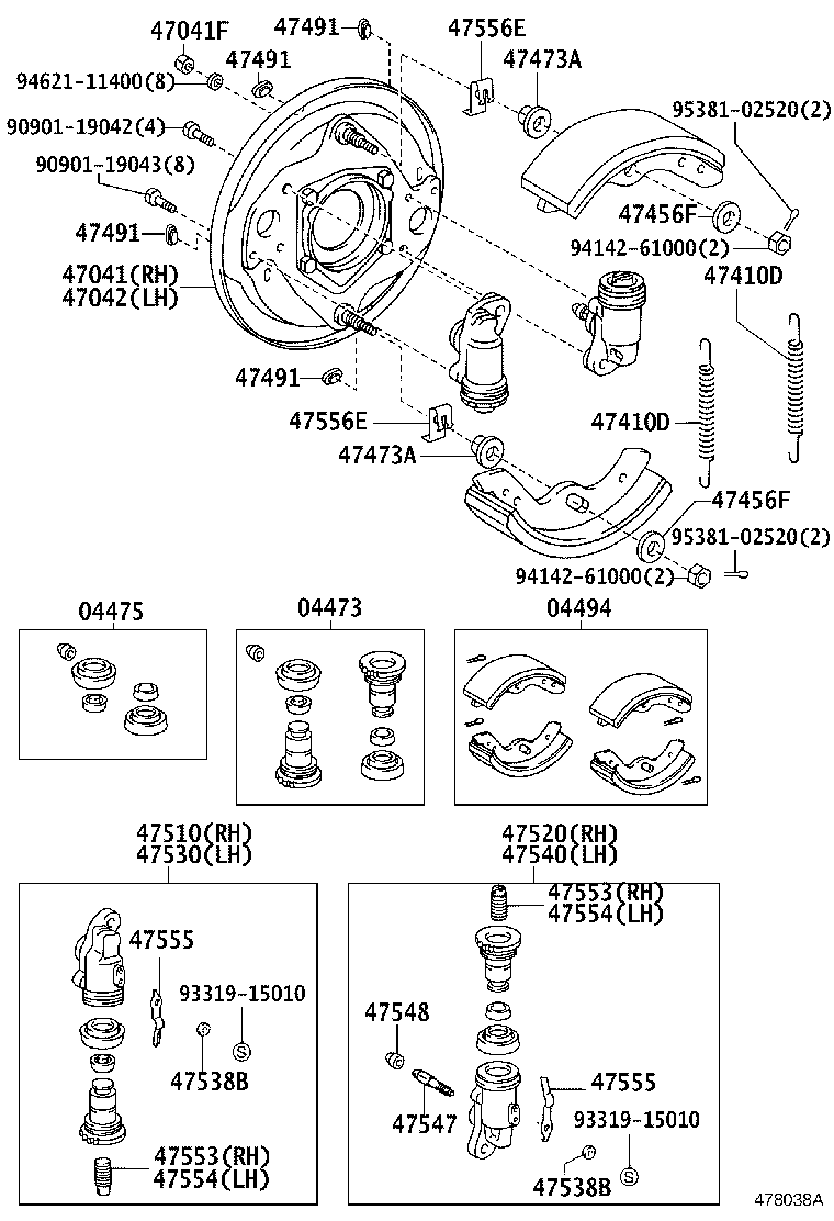 Front Drum Brake Wheel Cylinder