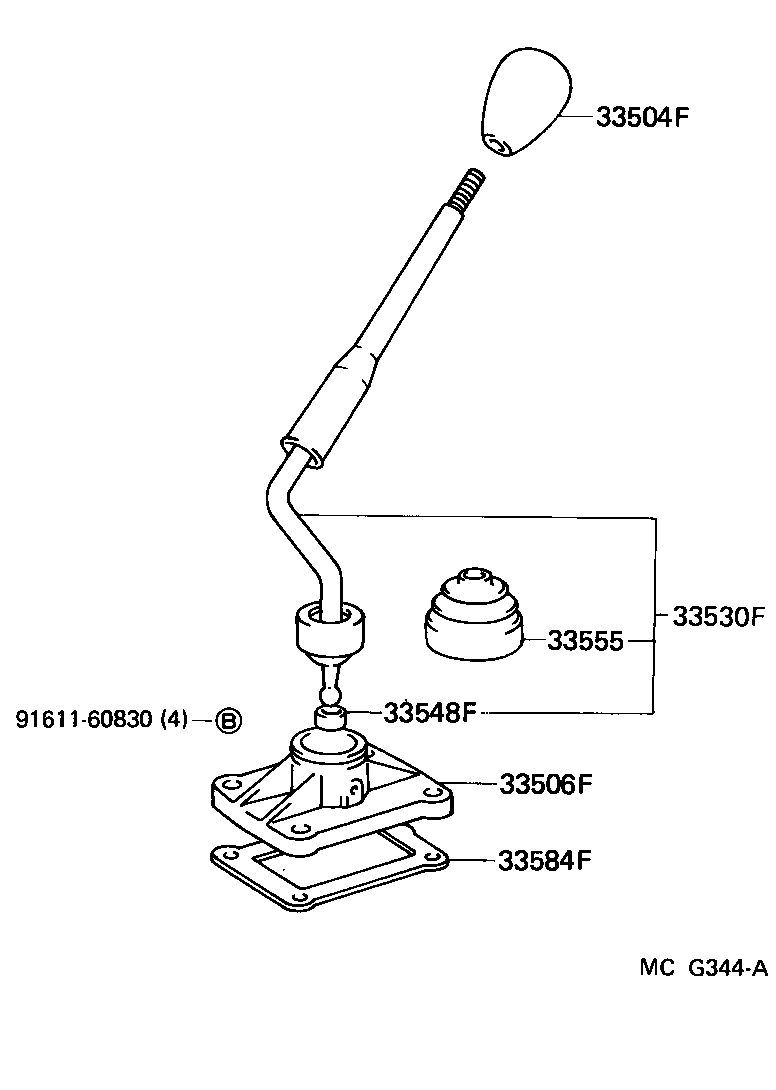 Shift Lever & Retainer