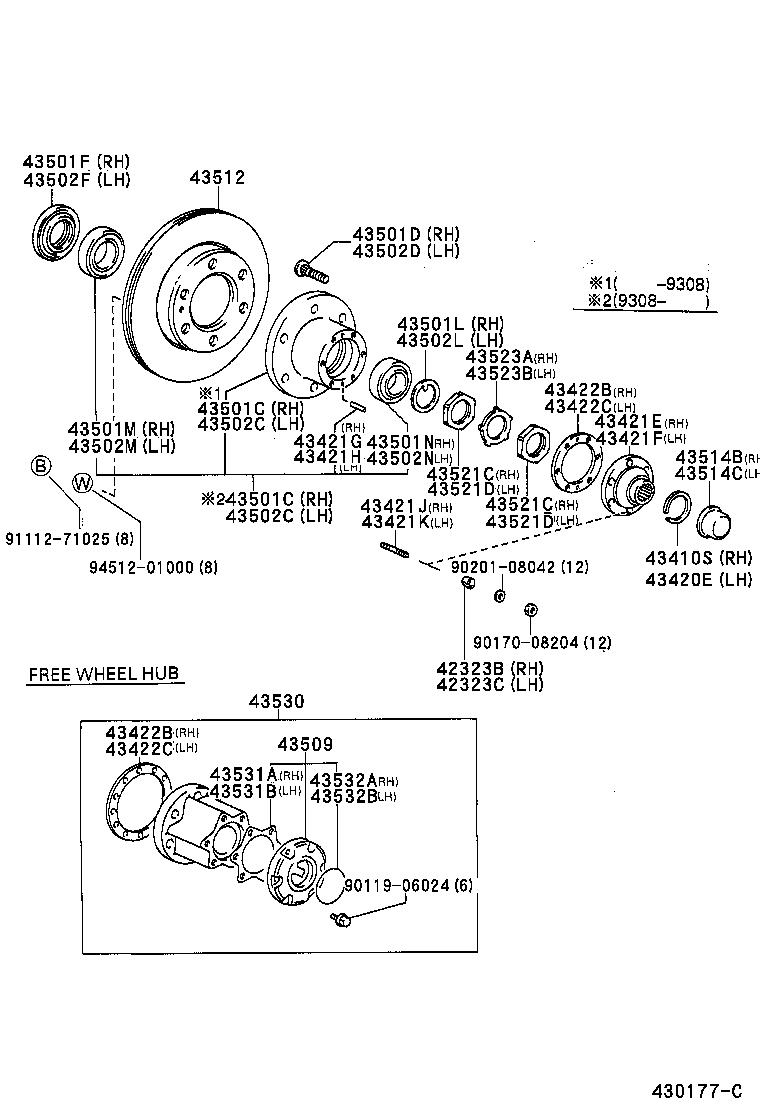 Front Axle Hub