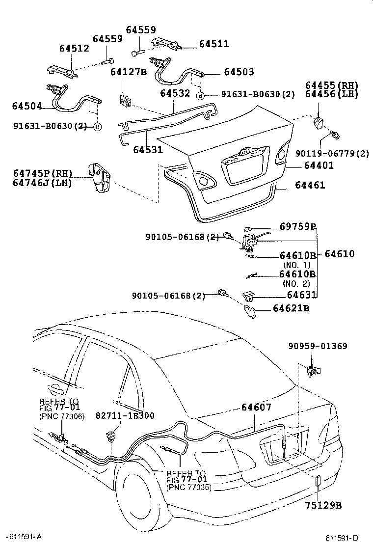Luggage Compartment Door & Lock