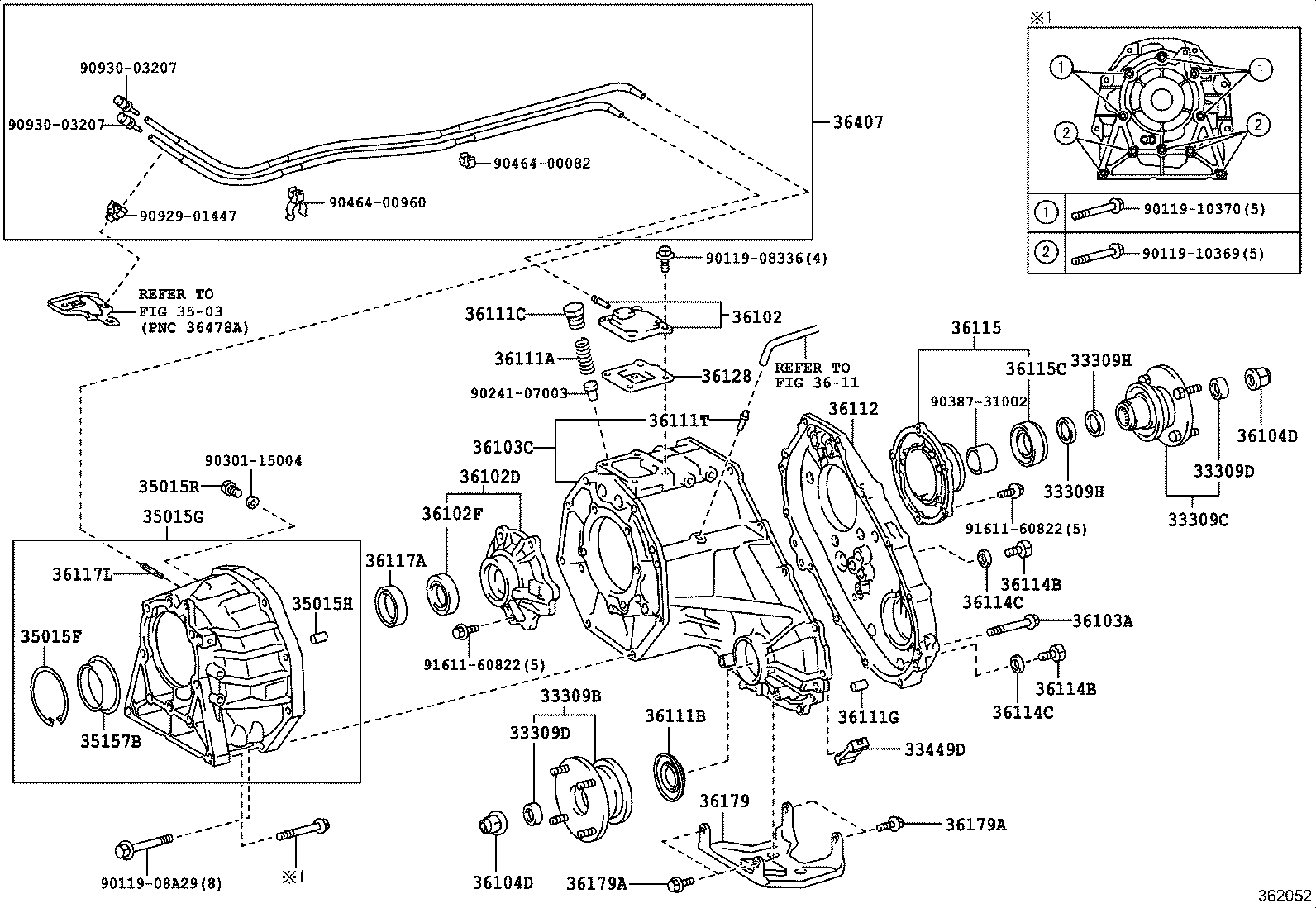Transfer Case & Extension Housing