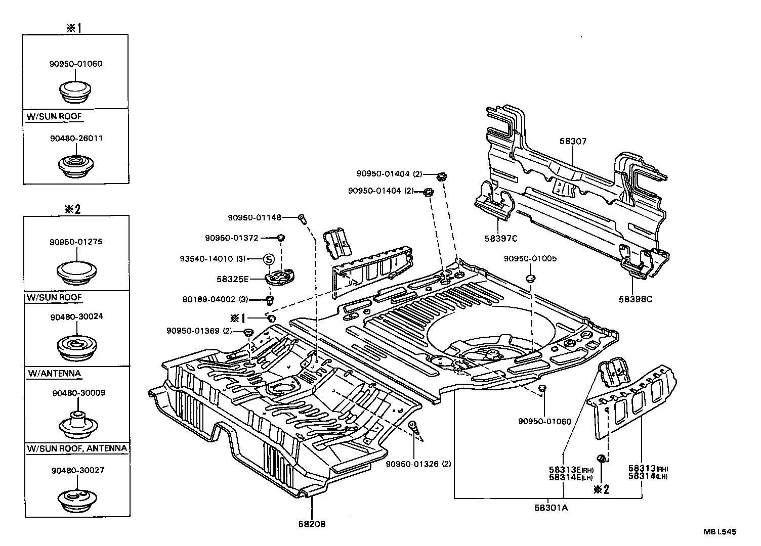 Floor Pan & Lower Back Panel