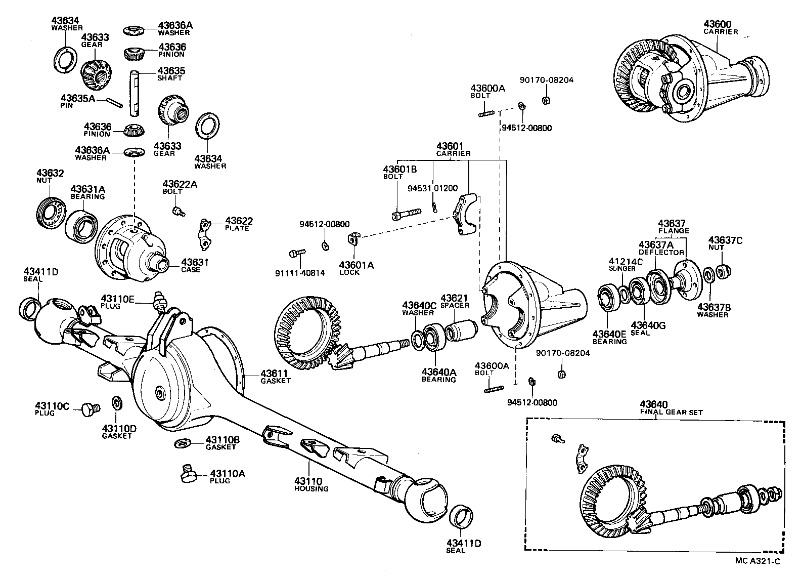 Front Axle Housing & Differential