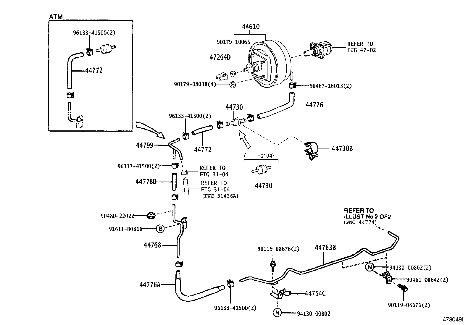 Brake Booster & Vacuum Tube