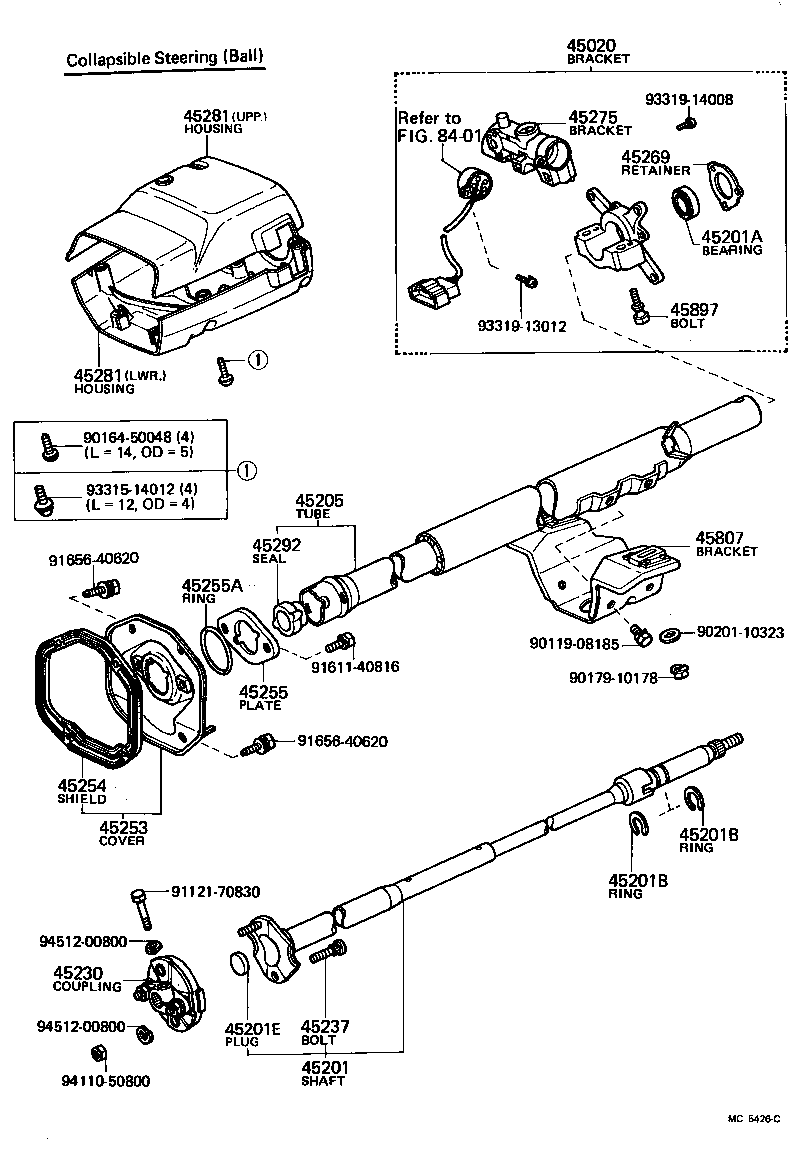 Steering Column & Shaft