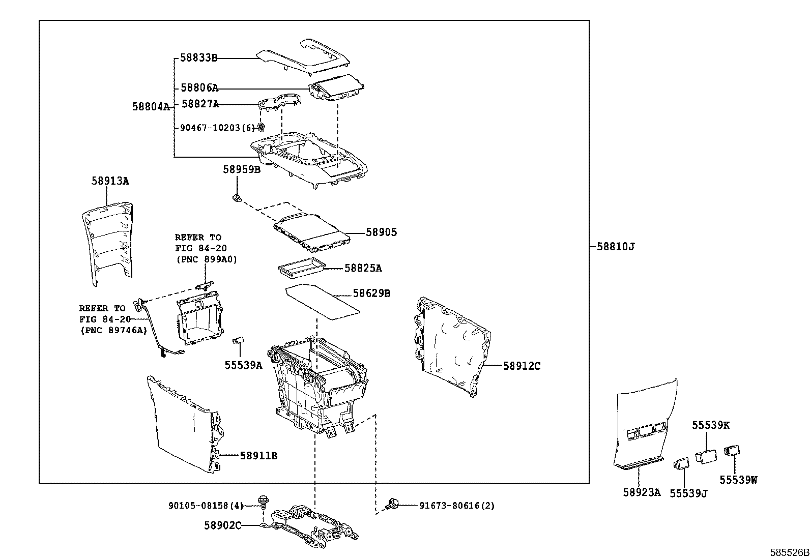 Console Box & Bracket