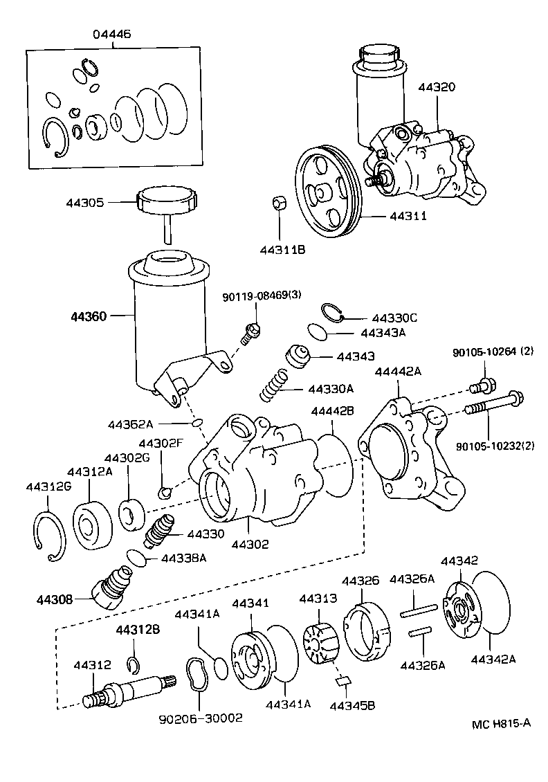 Vane Pump & Reservoir