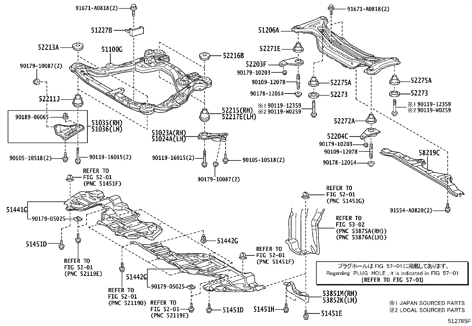 Suspension Crossmember & Under Cover