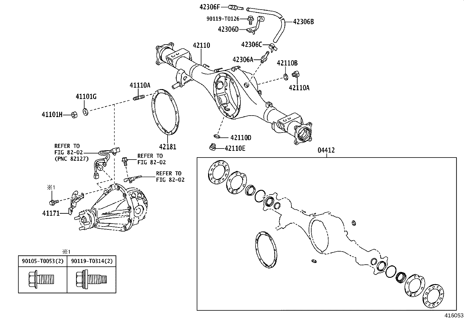 Rear Axle Housing Differential
