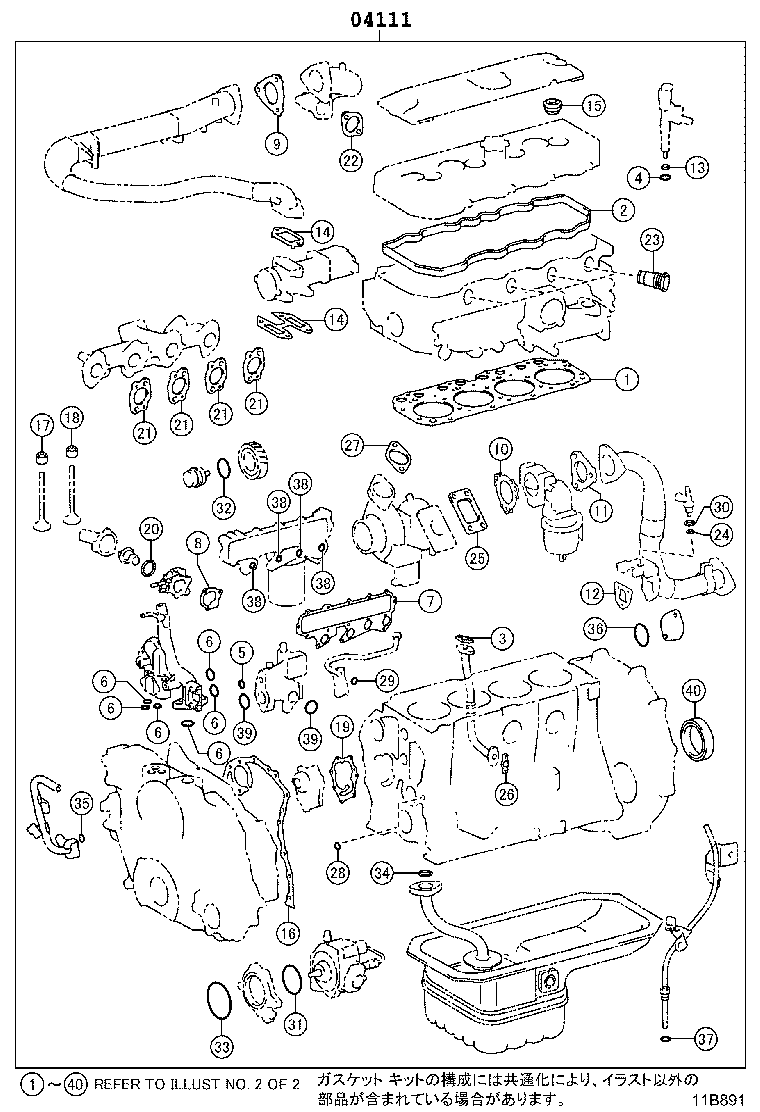 Engine Overhaul Gasket Kit