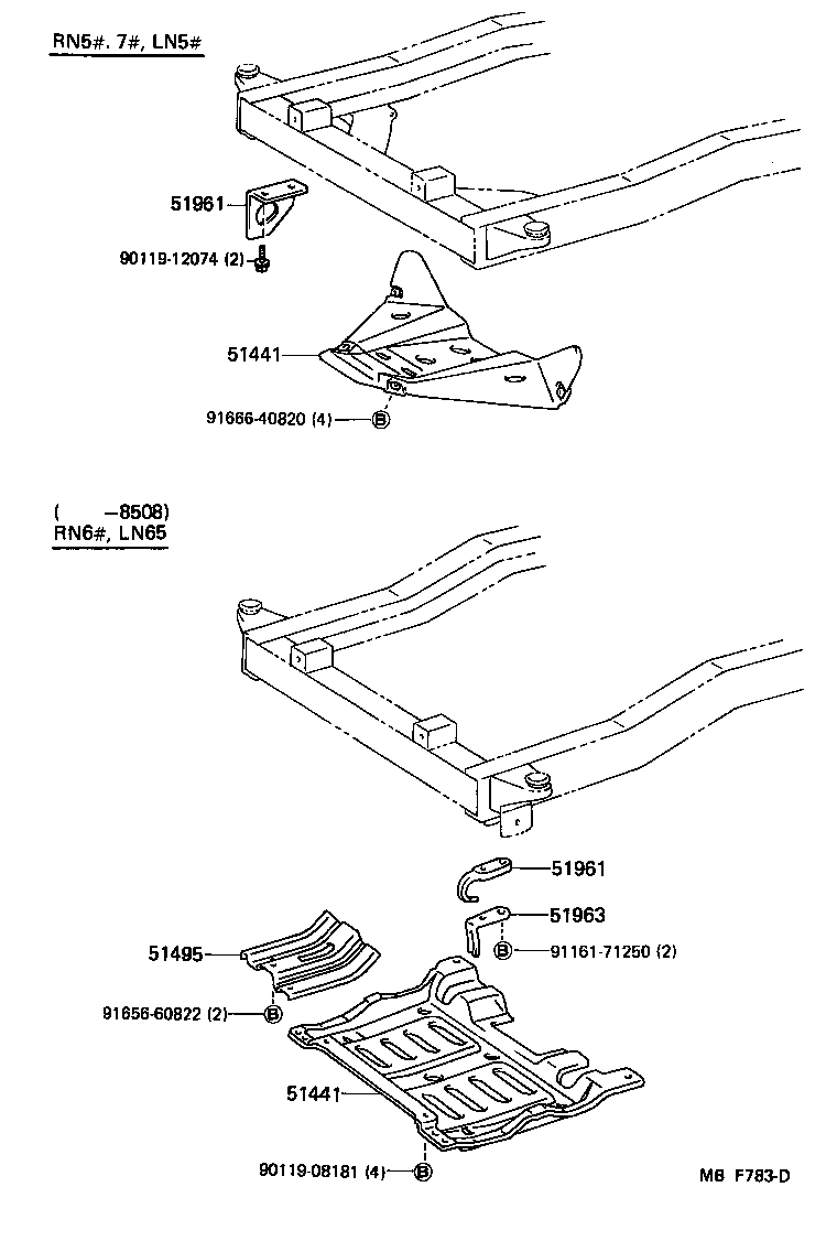 Suspension Crossmember & Under Cover