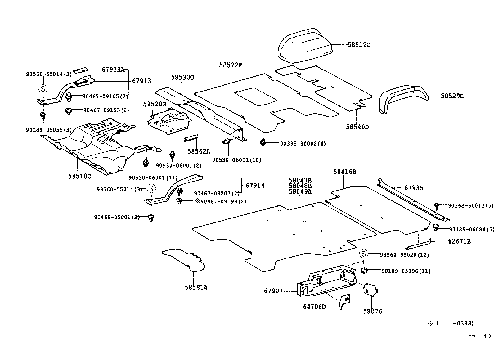 Floor Mat & Silencer Pad