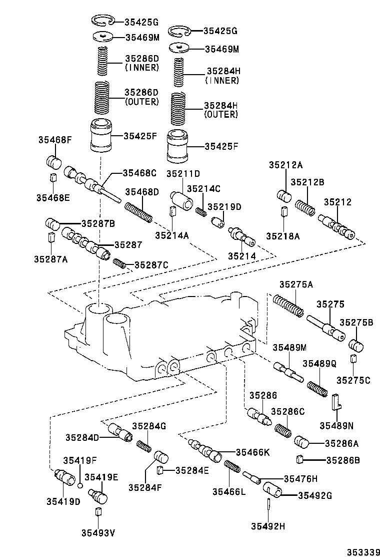 Valve Body Oil Strainer