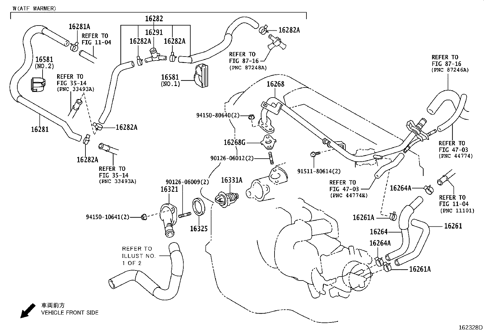 Radiator Water Outlet
