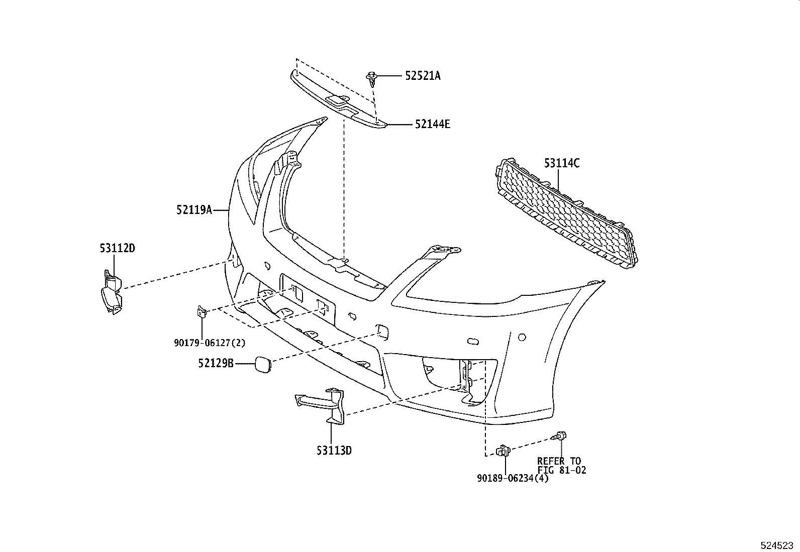 Front Bumper Bumper Stay