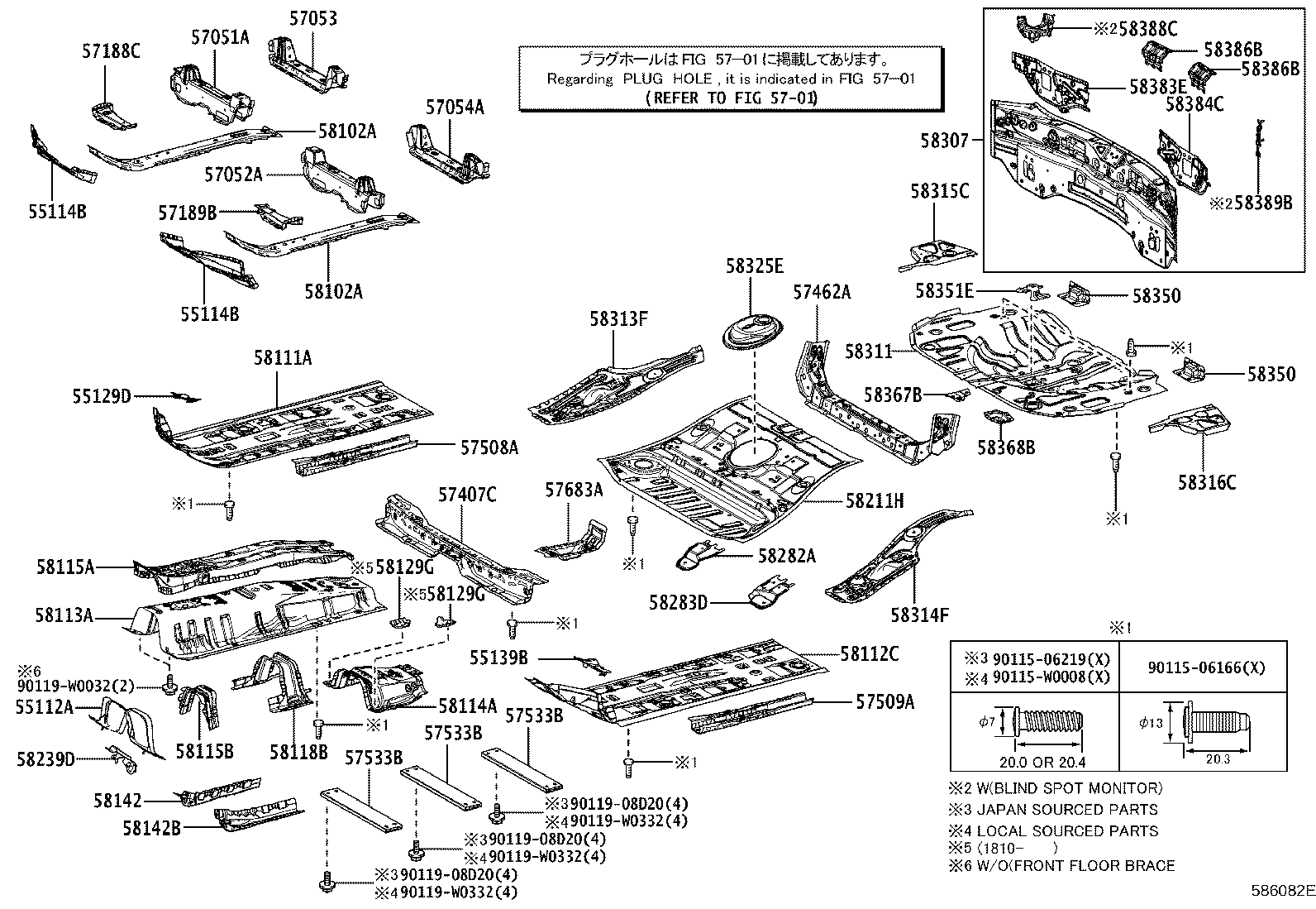 Floor Pan & Lower Back Panel
