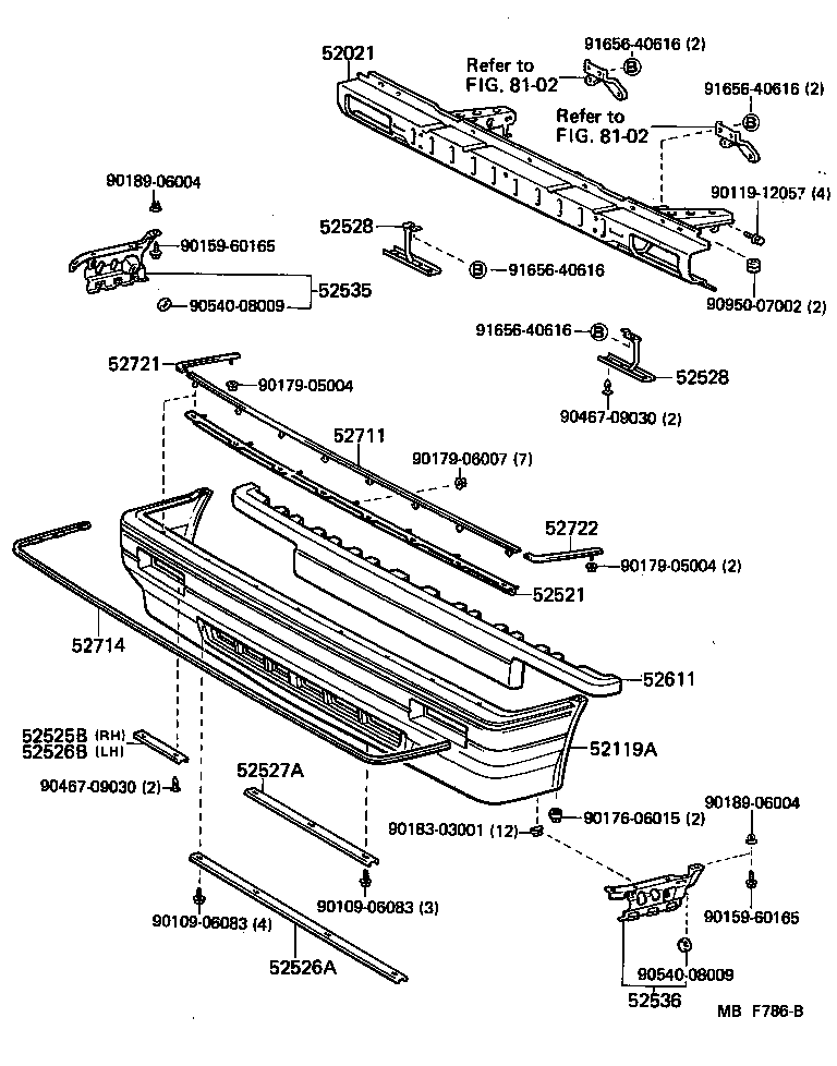 Front Bumper Bumper Stay