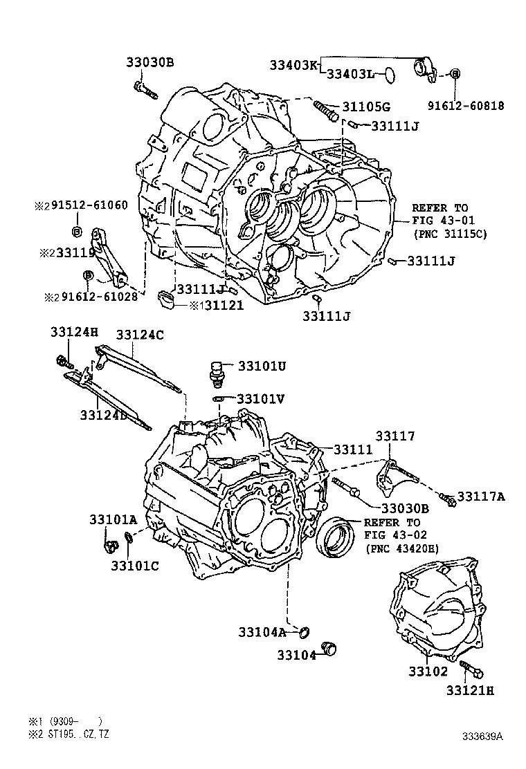 Clutch Housing + Transmission Case