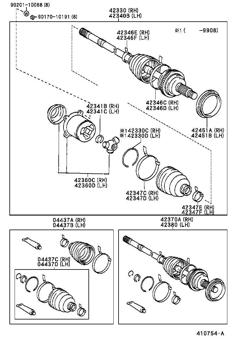 Rear Axle Shaft Hub
