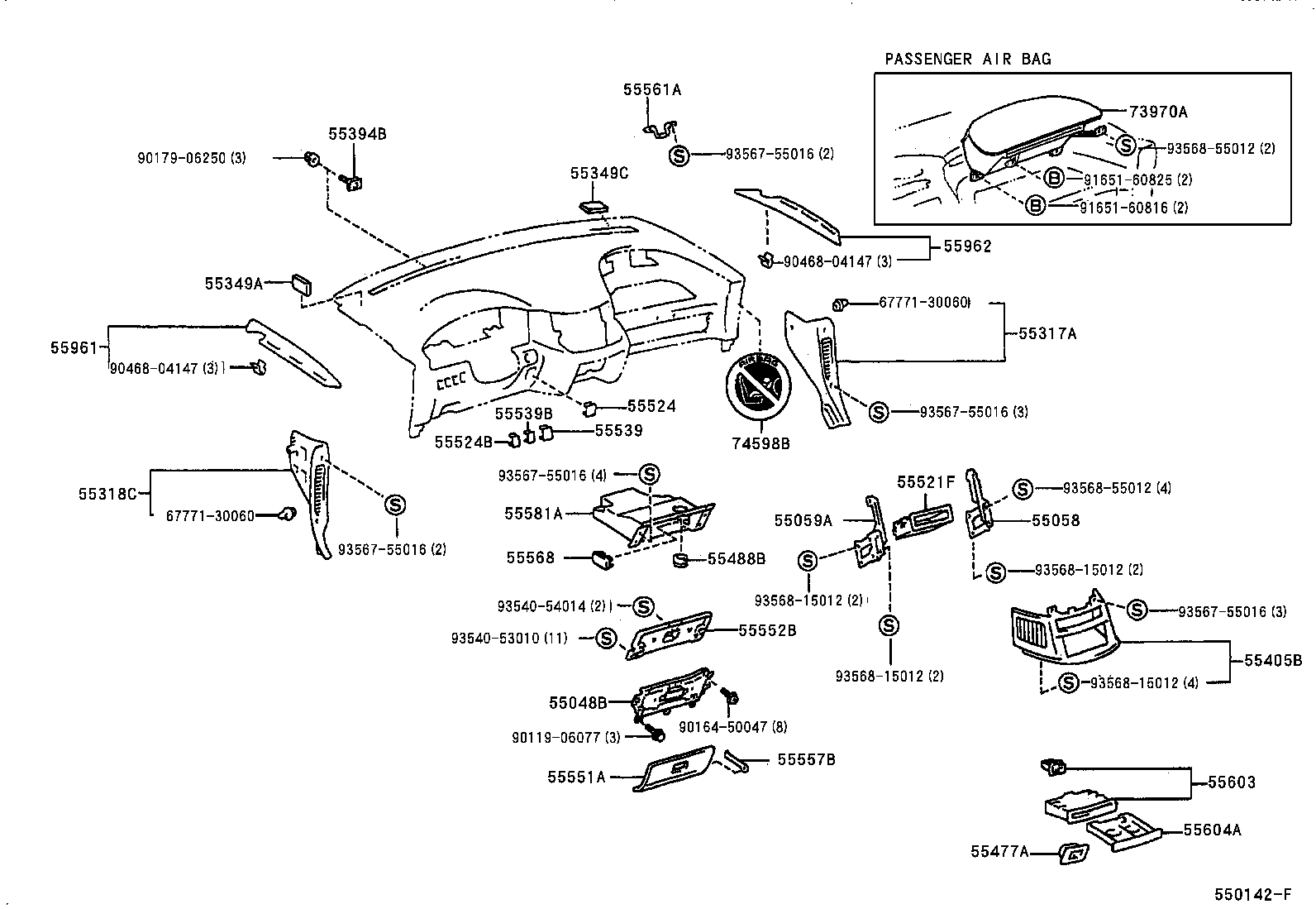 Instrument Panel Glove Compartment