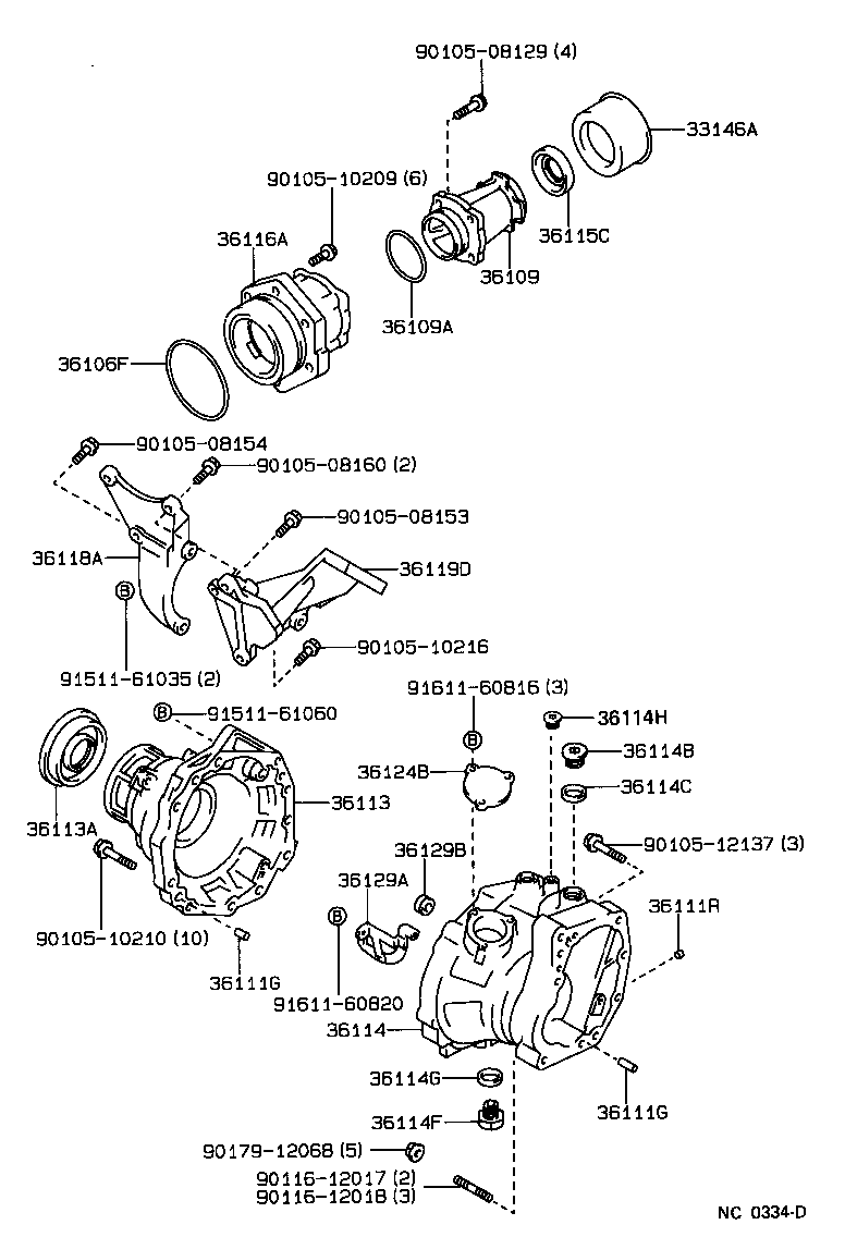 Transfer Case & Extension Housing