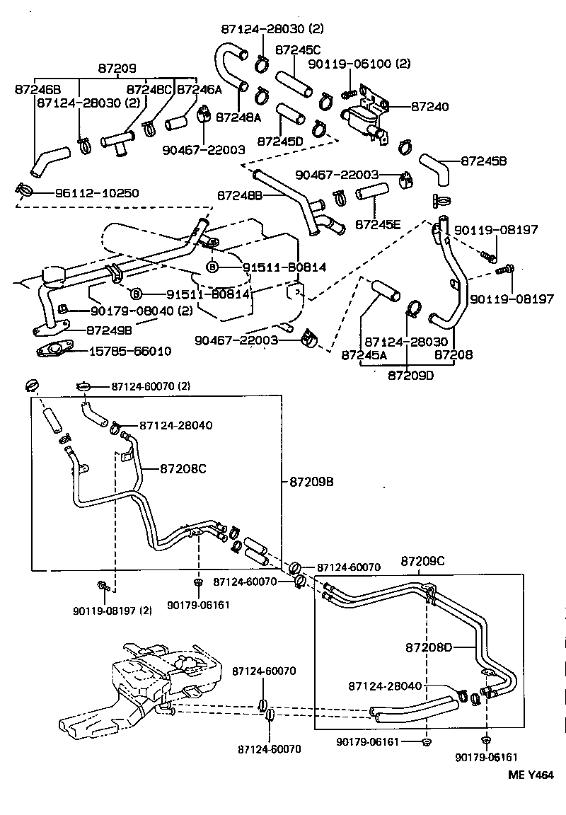 Tuberías de agua para calefacción y aire acondicionado